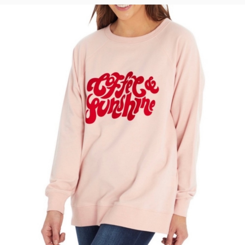 🆕 NWT Wildfox Coffee & Sunshine Sweatshirt